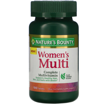 Nature's Bounty, Women's Multi, Complete Multivitamin Tablets