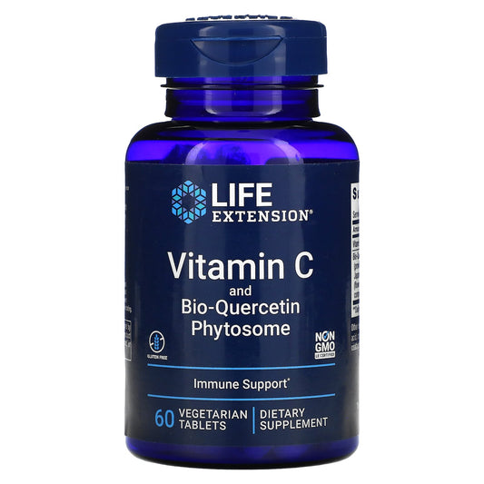 Life Extension, Vitamin C and Bio-Quercetin Phytosome, Vegetarian Tablets