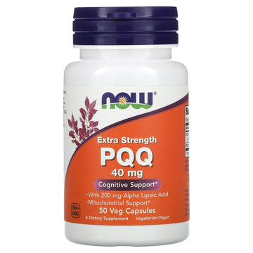 NOW Foods, Extra Strength PQQ, 40 mg Veg Capsules
