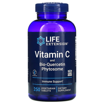 Life Extension, Vitamin C and Bio-Quercetin Phytosome, Vegetarian Tablets