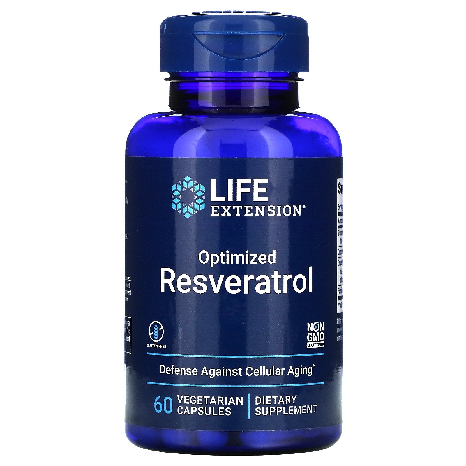 Life Extension, Optimized Resveratrol Vegetarian Capsules