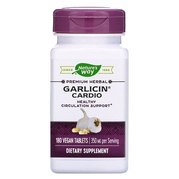Nature's Way, Garlicin Cardio, 350 mg, Vegan Tablets