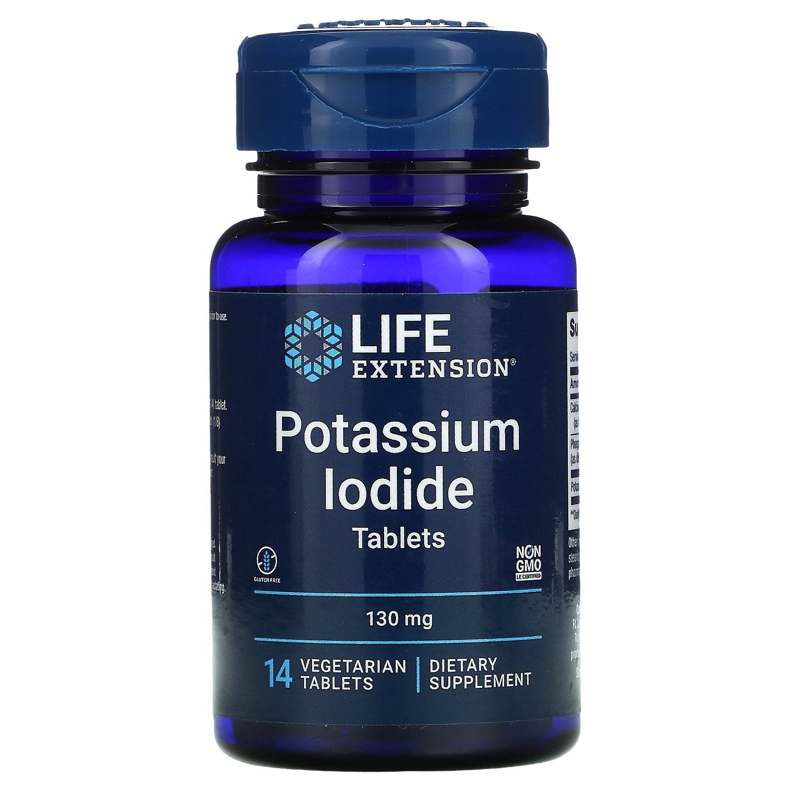 Life Extension, Potassium Iodide Tablets, 130 mg