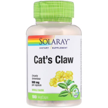 Solaray, Cat's Claw, 500 mg, VegCaps