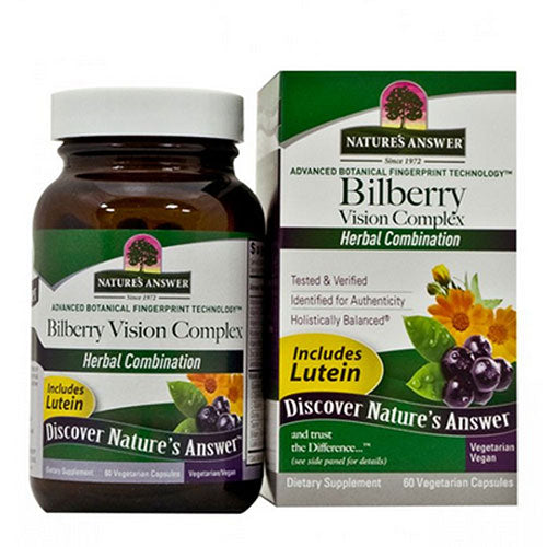 Bilberry Vision Complex 60 Vcaps By Nature's Answer