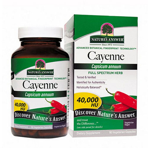 Cayenne Pepper Fruit 90 Caps By Nature's Answer