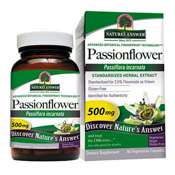 Passion Flower Standardized 60 Vcaps By Nature's Answer