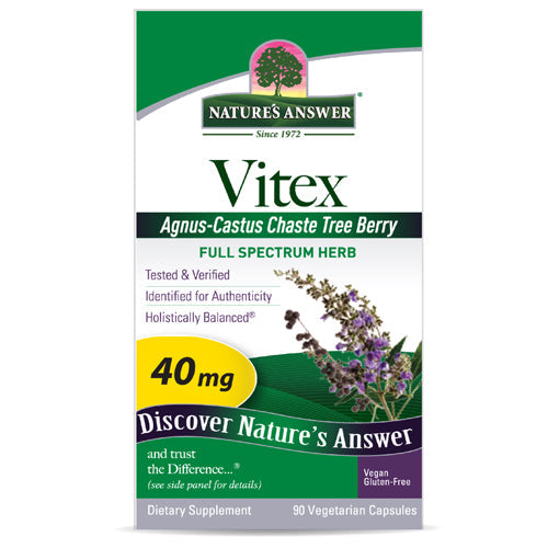 Vitex Agnus-Castus (Chastetree Berry) 90 Caps By Nature'S Answer