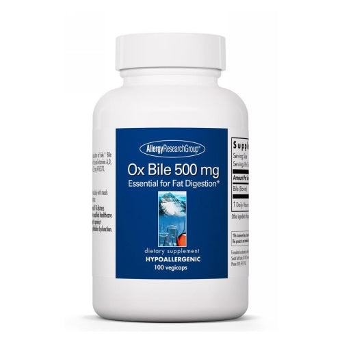 Ox Bile 100 Caps By Nutricology/ Allergy Research Group