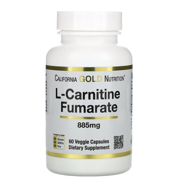 California Gold Nutrition, L-Carnitine Fumarate, 885 mg