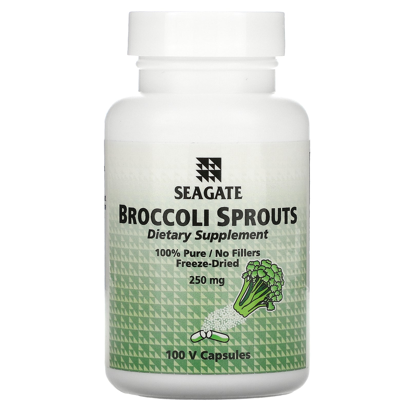 Seagate, Broccoli Sprouts, 250 mg,  V Capsules