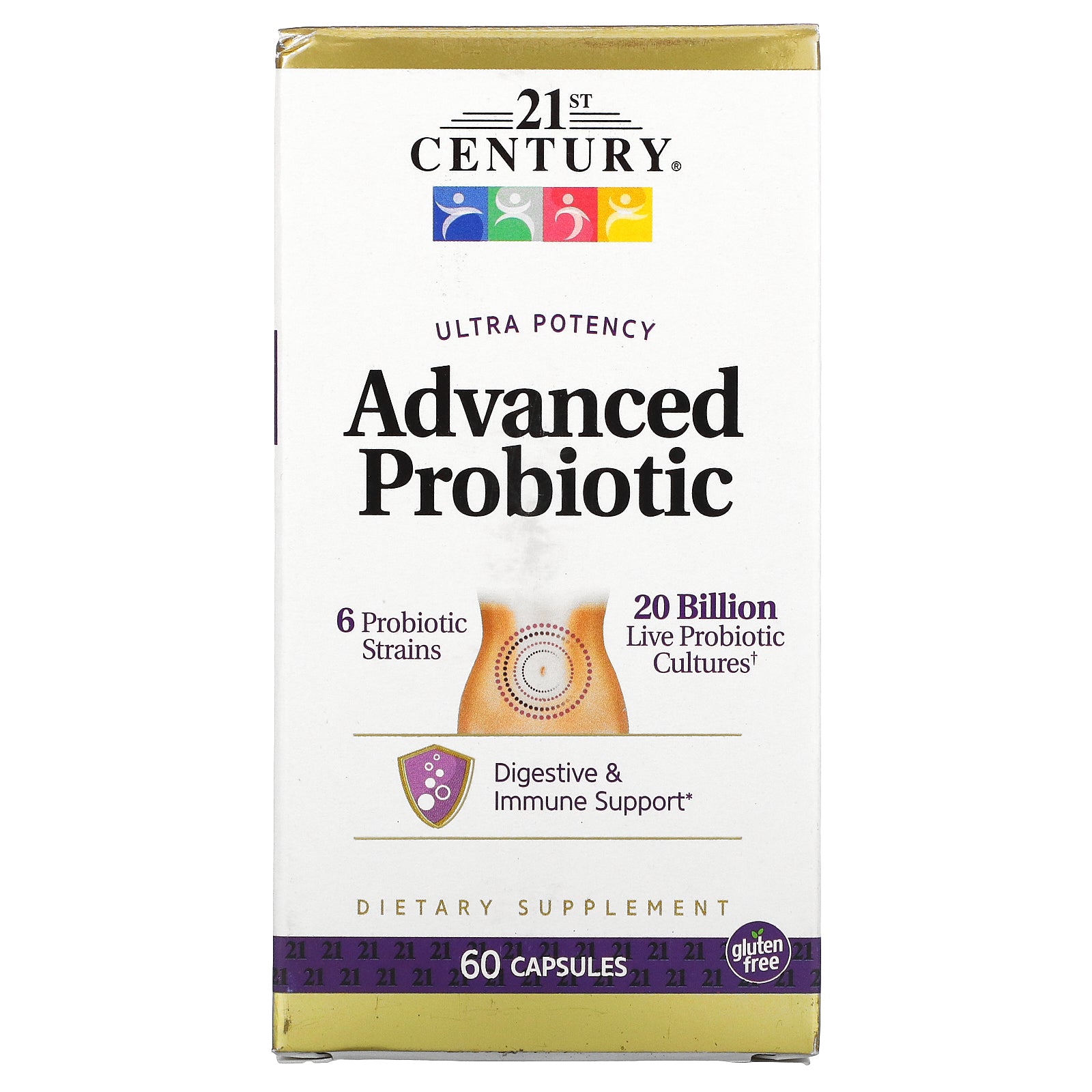 21St Century, Ultra Potency Advanced Probiotic,Capsules