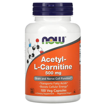 NOW Foods, Acetyl-L-Carnitine, 500 mg