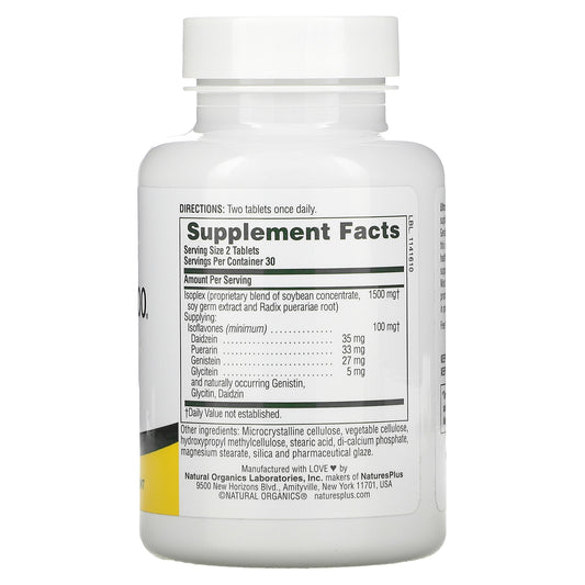 Nature's Plus, Ultra Isoflavone 100