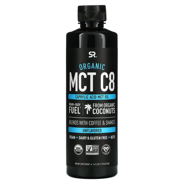 Sports Research, Organic MCT C8 Oil, Unflavored