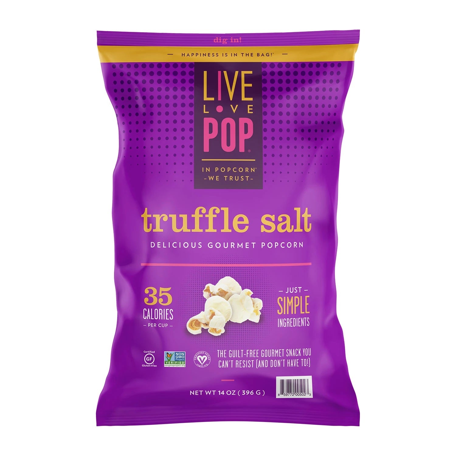 Live Love Pop Truffle Salt Popcorn (14 Ounce)