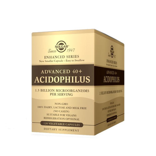 Advanced 40+ Acidophilus Vegetable Capsules 120 V Caps By So