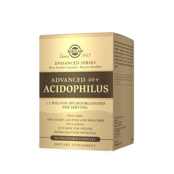 Advanced 40+ Acidophilus Vegetable Capsules 60 V Caps By Sol