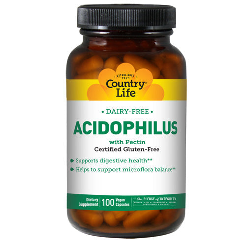 Acidophilus with Pectin Vegetarian 100 Caps By Country Life