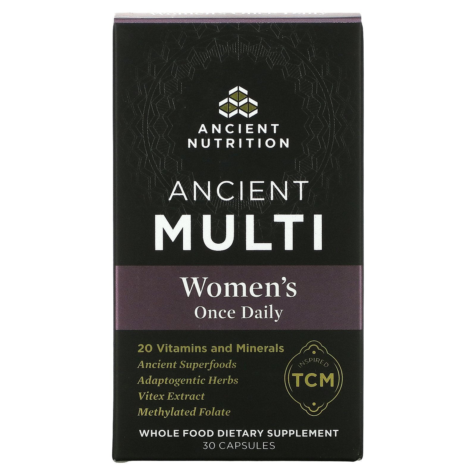 Dr. Axe / Ancient Nutrition, Ancient Multi, Women'S Once Daily, Capsules