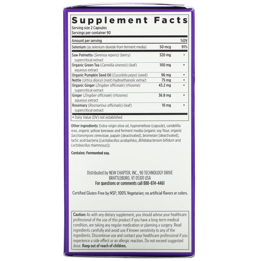 New Chapter, Prostate 5Lx, 180 Vegetarian Capsules