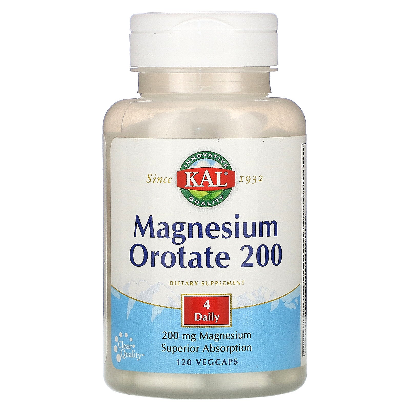 KAL, Magnesium Orotate 200, 50 mg, Vegcaps