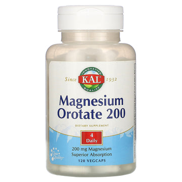 KAL, Magnesium Orotate 200, 50 mg, Vegcaps