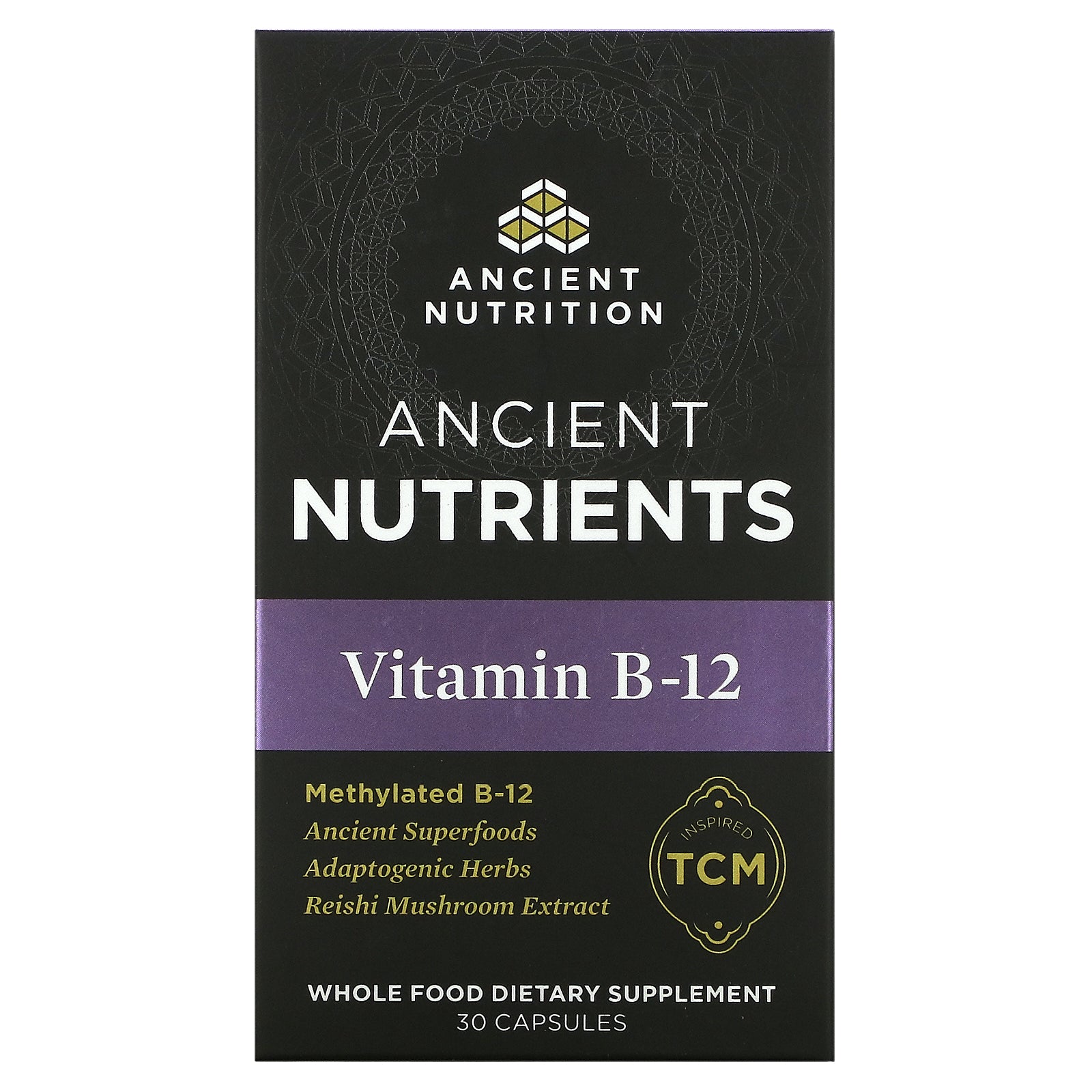 Dr. Axe / Ancient Nutrition, Vitamin B-12, Capsules