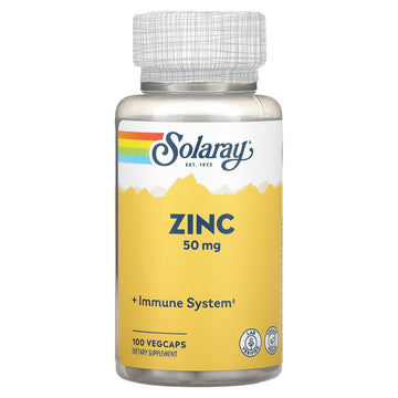 Solaray, Zinc, 50 mg, VegCaps