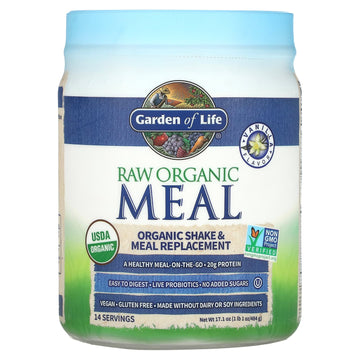 Garden of Life, RAW Organic Meal, Shake & Meal Replacement, Vanilla, 1 lb 1 oz (484 g)