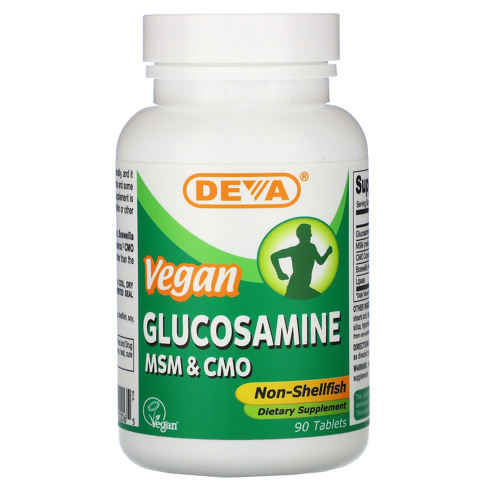 Deva, Vegan Glucosamine MSM & CMO