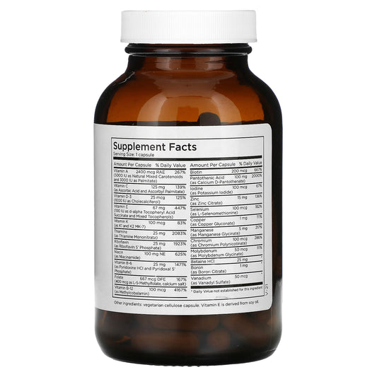 Metabolic Maintenance, The Big One Without Iron Multivitamin