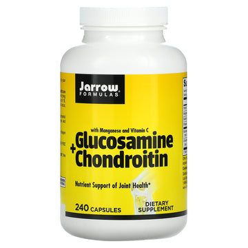 Jarrow Formulas, Glucosamine + Chondroitin with Manganese and Vitamin C