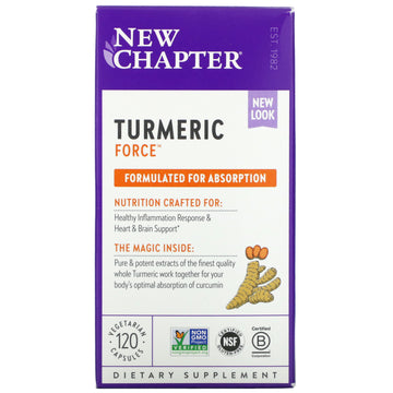 New Chapter, Turmeric Force Vegetarian Capsules
