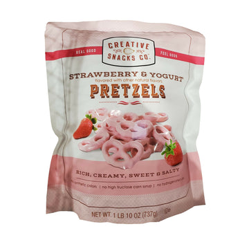 Creative Snacks Co Strawberry & Yogurt Pretzels