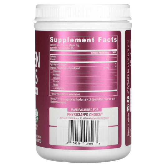 Physician'S Choice, Collagen Peptides, Unflavored