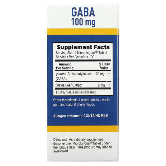 Superior Source, GABA, 100 mg