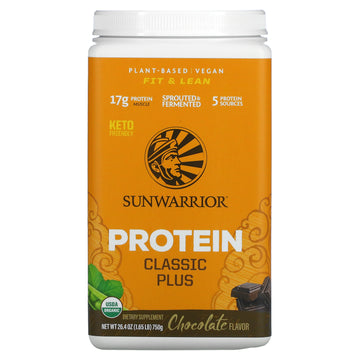 Sunwarrior, Protein Classic Plus, Chocolate (750 g)