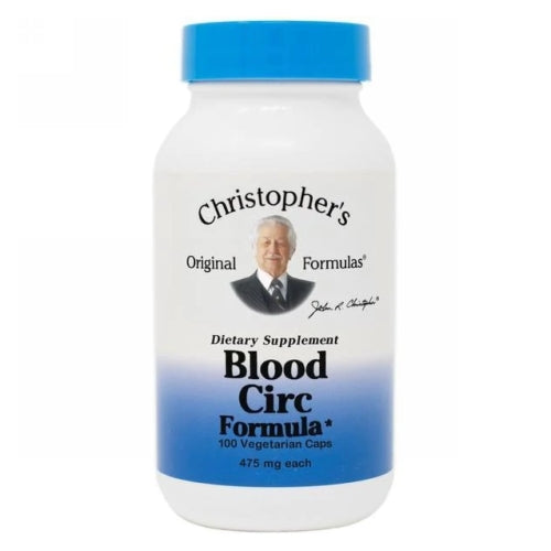 Blood Circulation Formula 100 Vegicaps By Dr. Christophers F