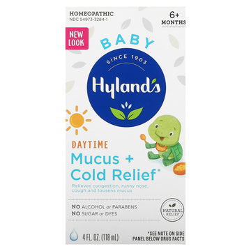 Hyland's, Baby, Daytime Mucus + Cold Relief, Ages 6+ Months