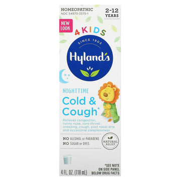Hyland's, 4 Kids, Cold & Cough, Nighttime, Ages 2-12