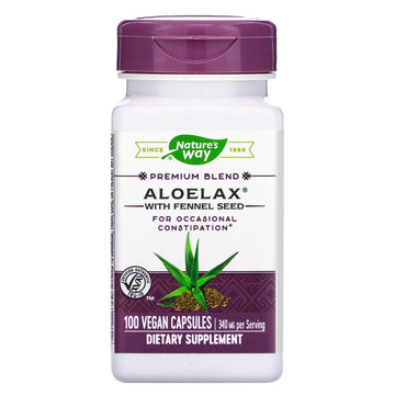 Nature's Way, Aloelax with Fennel Seed, 340 mg