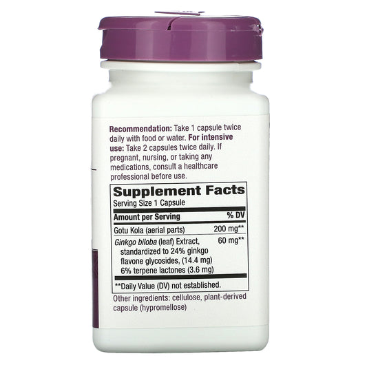 Nature's Way, Ginkgo, Vegan Capsules