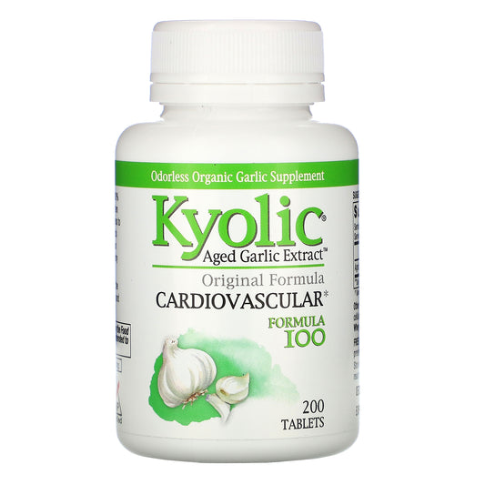 Kyolic, Aged Garlic Extract, Cardiovascular, Formula 100,  Tablets