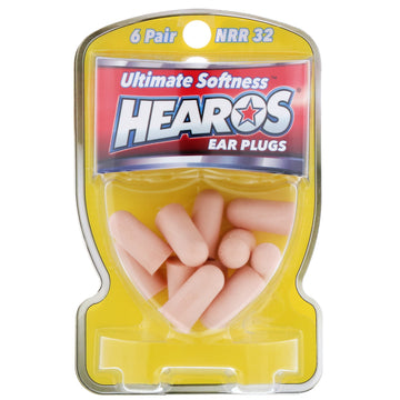 Hearos, Ear Plugs, Ultimate Softness, High, NRR 32