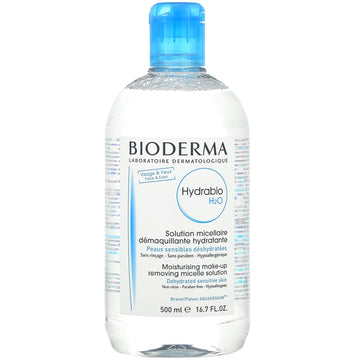 Bioderma, Hydrabio H2O, Moisturizing Make-Up Removing Micelle Solution