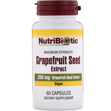 NutriBiotic, Grapefruit Seed Extract, 250 mg Capsules