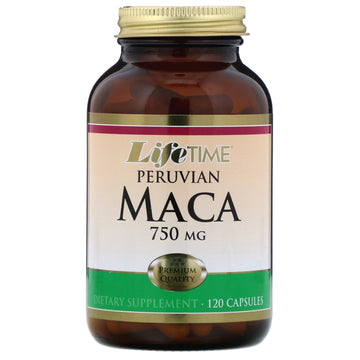 LifeTime Vitamins, Peruvian Maca, 750 mg, Capsules