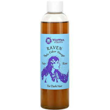 WiseWays Herbals, Raven, Apple Cider Vinegar Hair Rinse, For Dark Hair