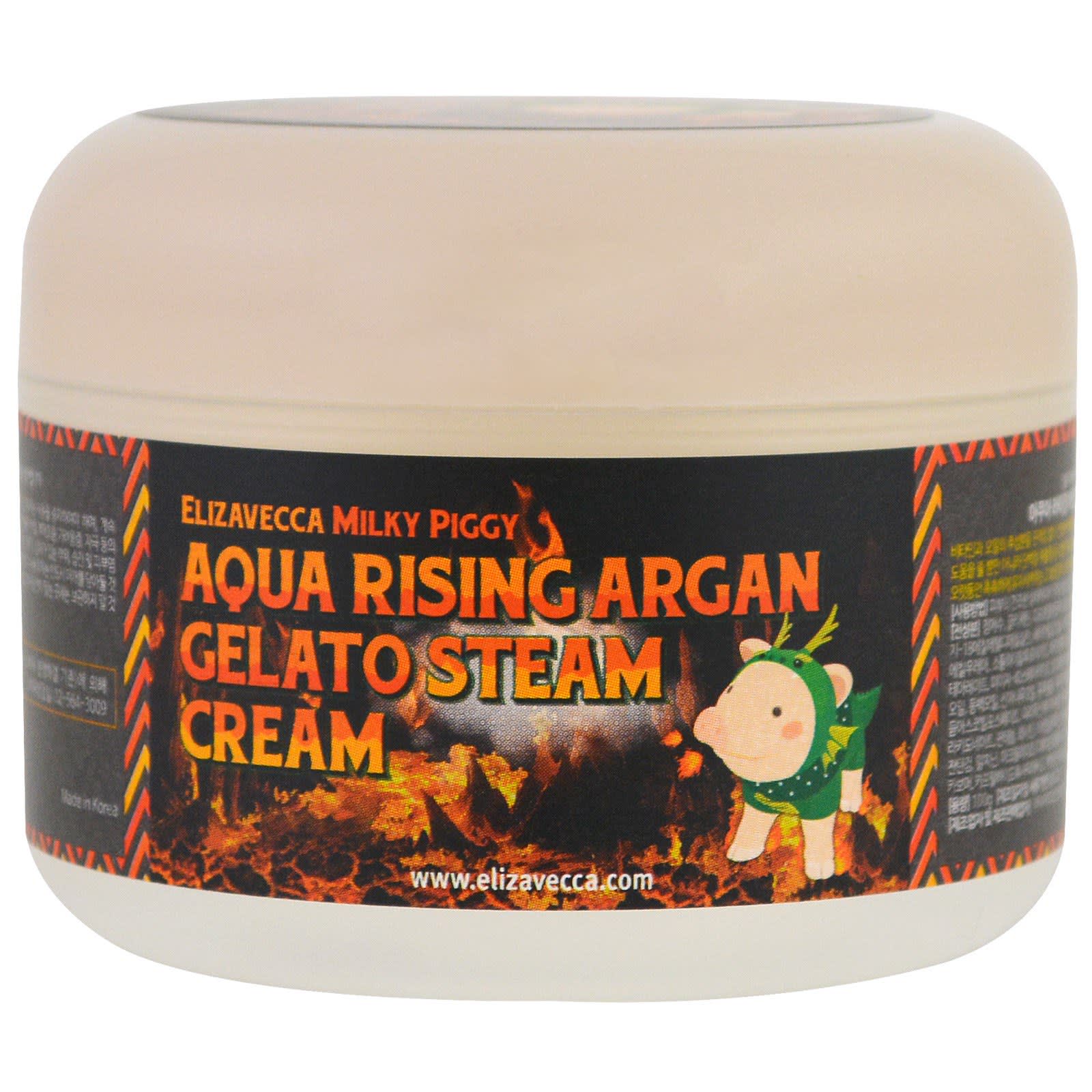 Elizavecca, Aqua Rising Argan Gelato Steam Cream